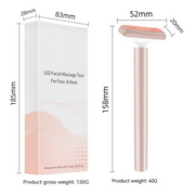 4-in-1 LED Facial Wand with EMS & Red Light Therapy